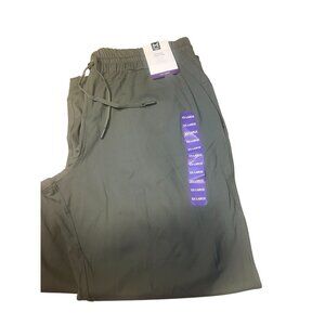 Mens Olive Green Athletic Jogger Pants XL By Member's Mark